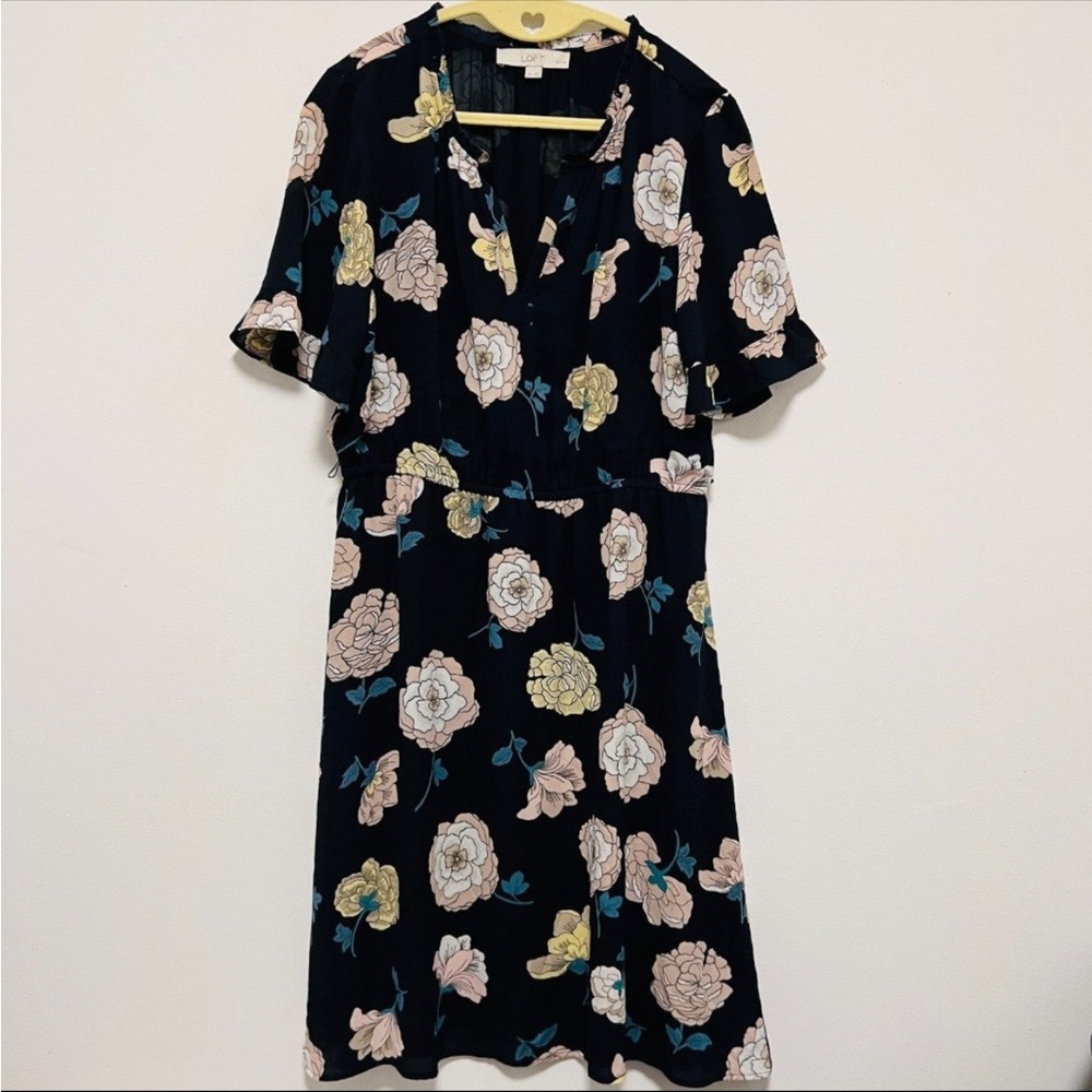 Ann Taylor Loft Long Floral Dress